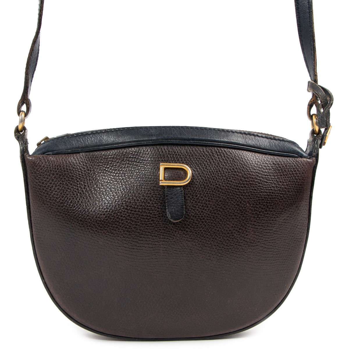 Delvaux Brown Leather Crossbody Bag