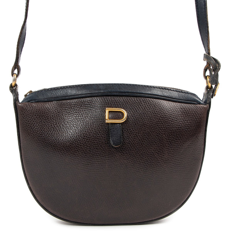 Delvaux Brown Leather Crossbody Bag