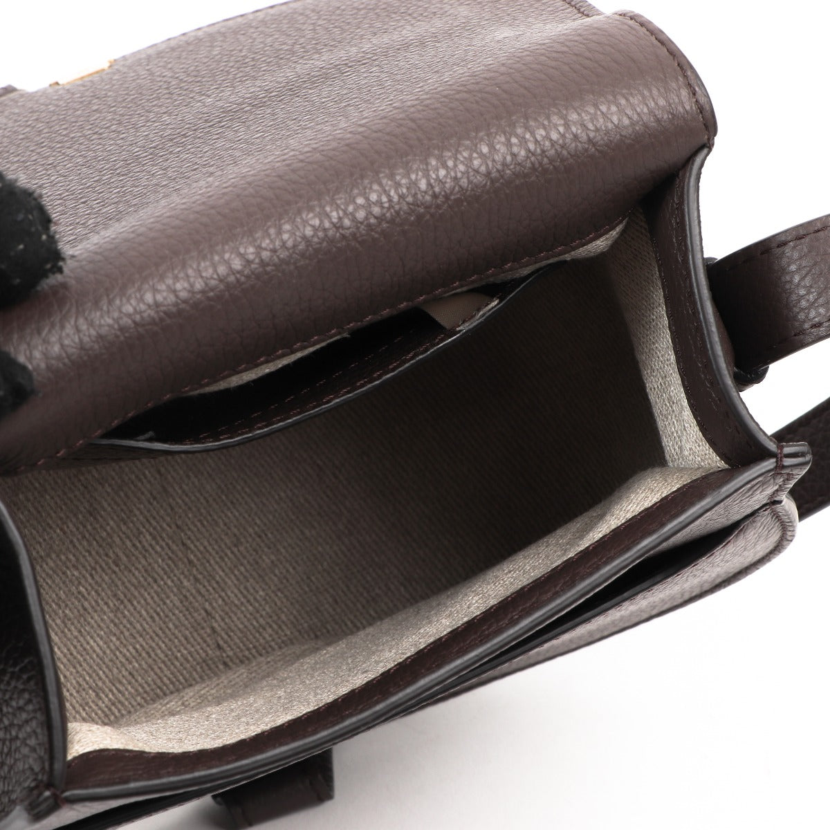 Chloé Chocolate Brown Marcie Small Saddle Bag