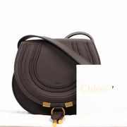 Chloé Chocolate Brown Marcie Small Saddle Bag