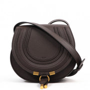 Chloé Chocolate Brown Marcie Small Saddle Bag