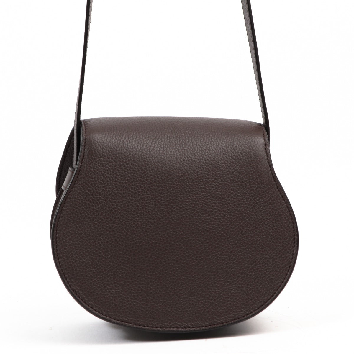 Chloé Chocolate Brown Marcie Small Saddle Bag