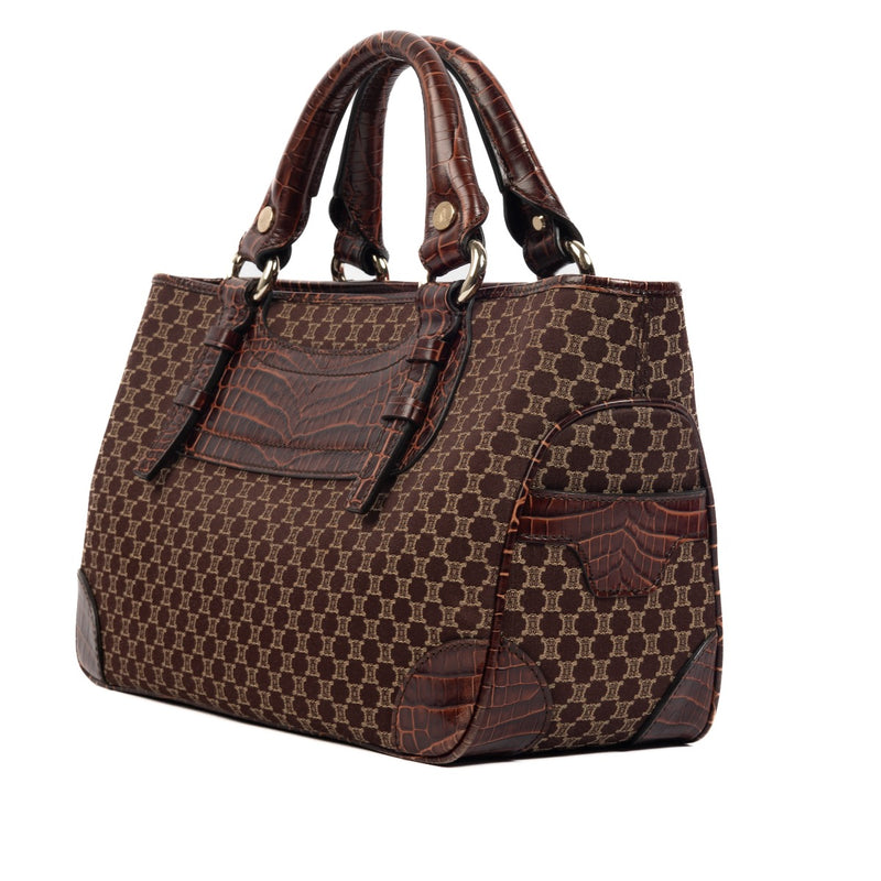 shop 100% authentic second hand Celine Brown Canvas Boogie Bag on Labellov.com