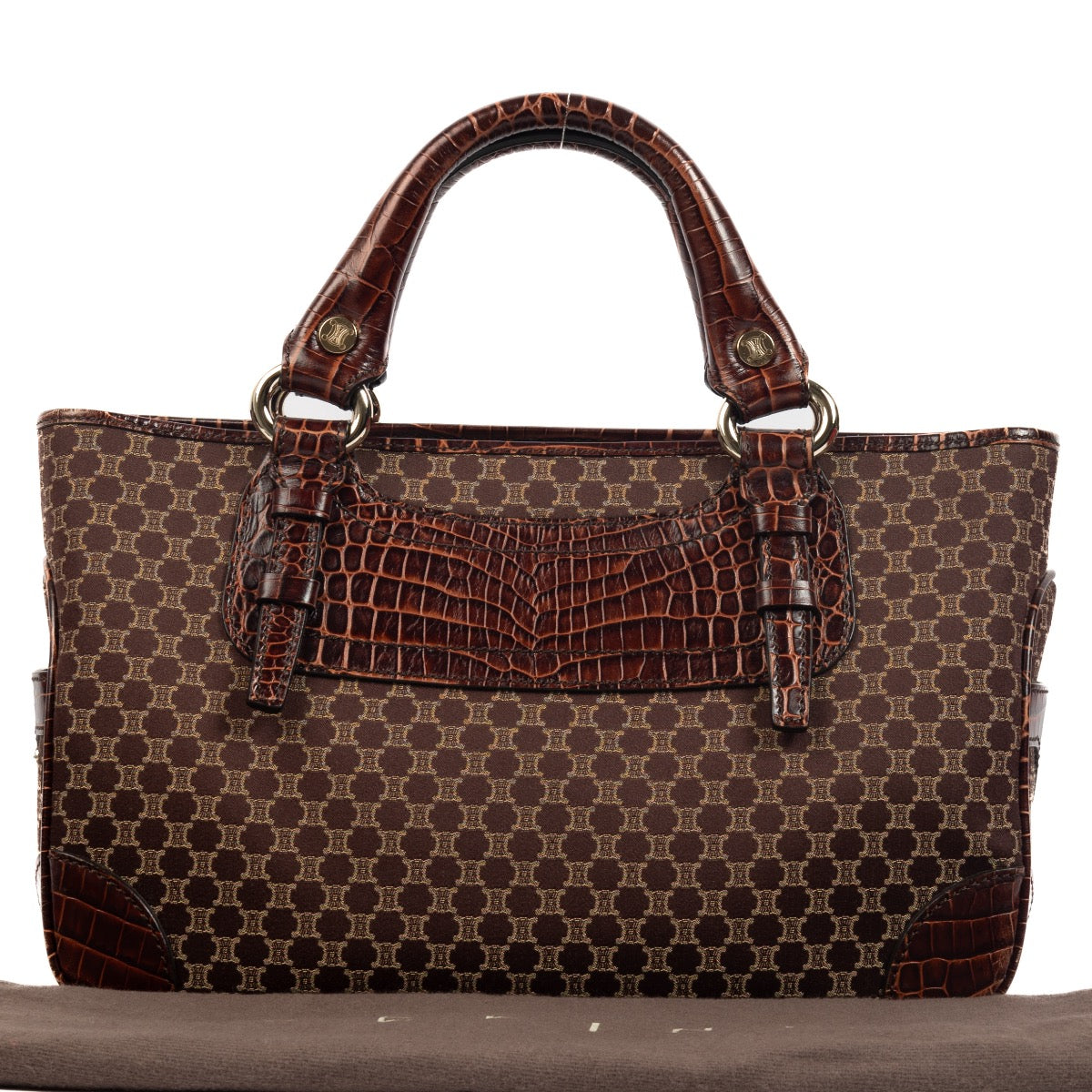 shop 100% authentic second hand Celine Brown Canvas Boogie Bag on Labellov.com