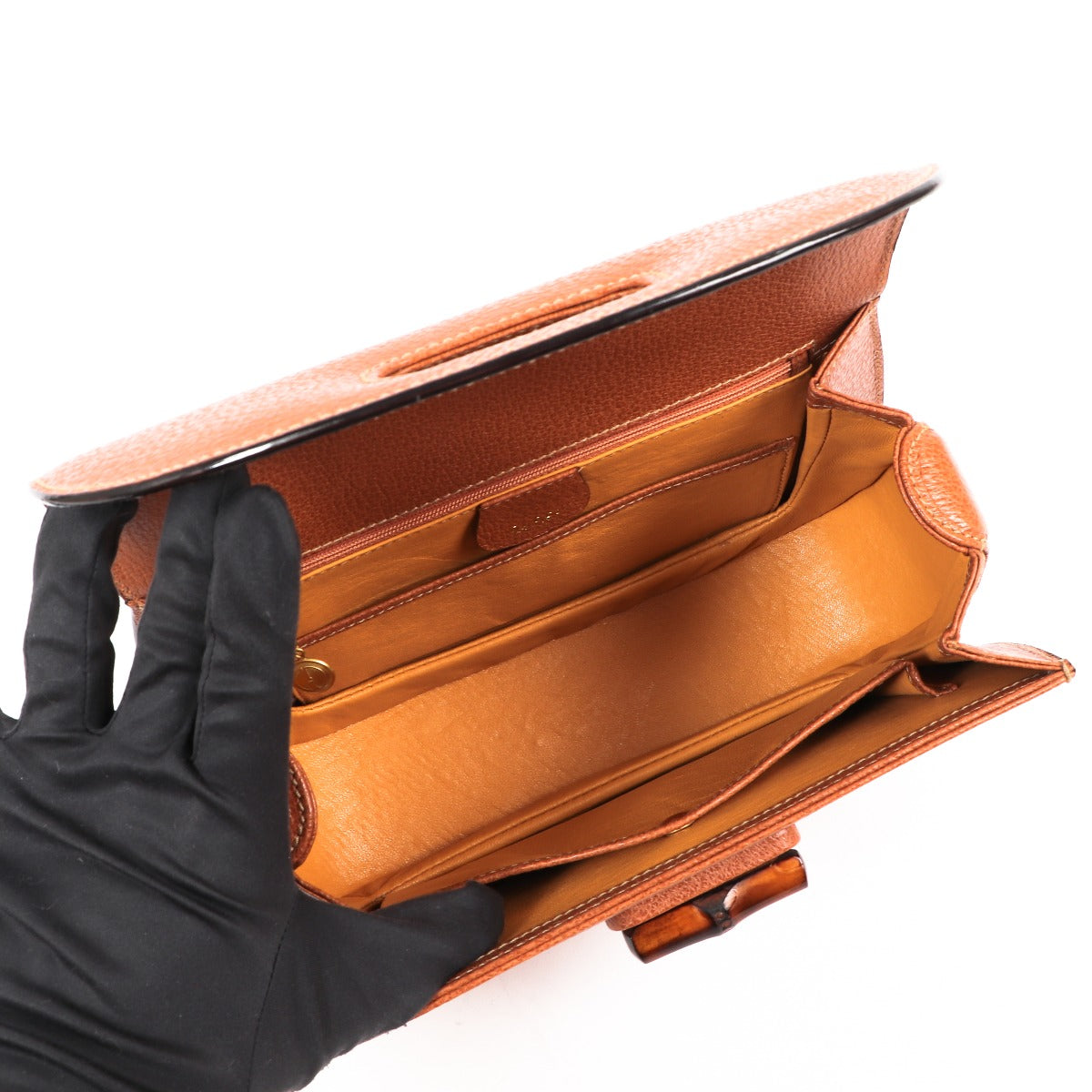 Buy an authentic second-hand Gucci Camel Leather Bamboo Top Handle Bag as new at Labellov in Antwerp.