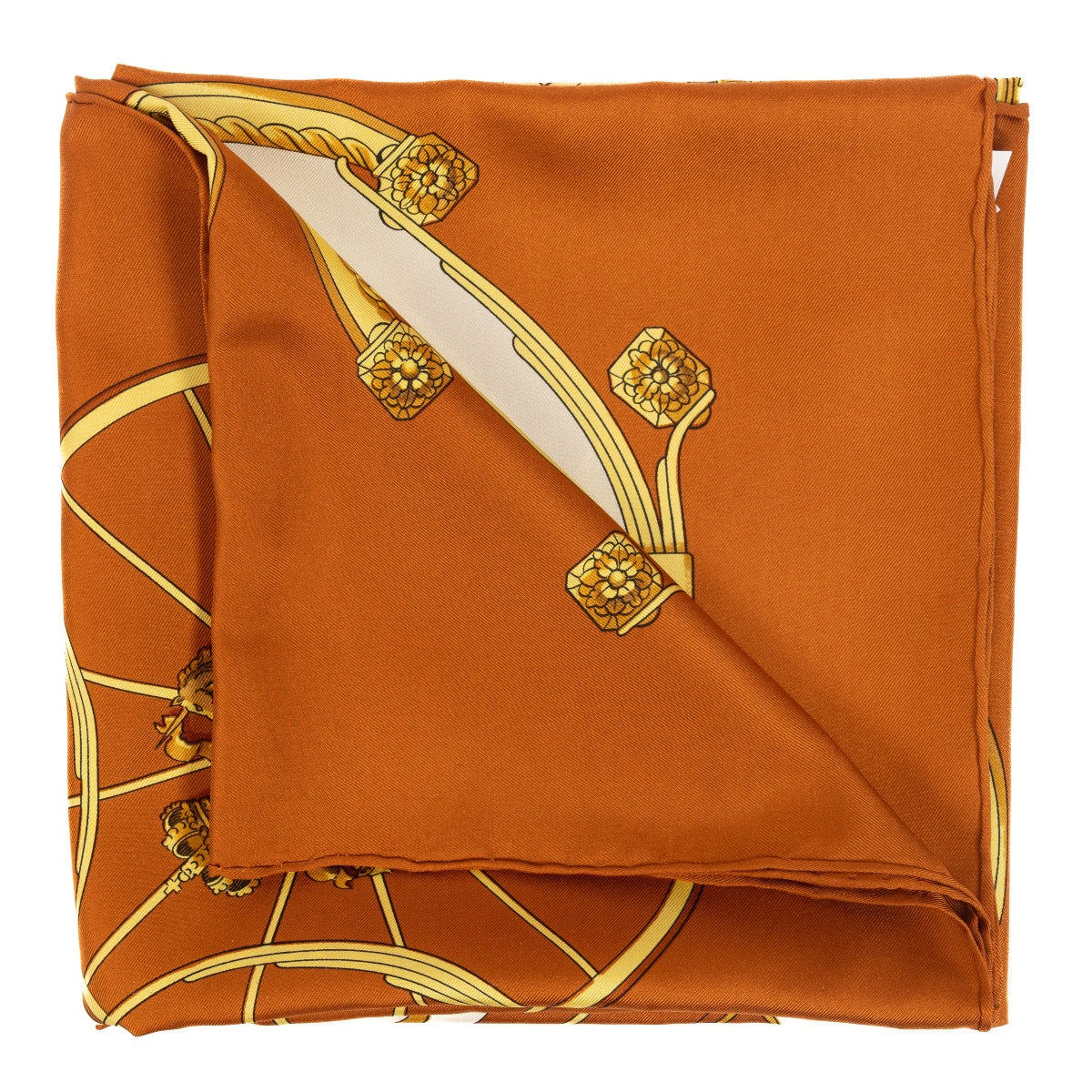 shop 100% authentic second hand Hermès Springs Silk Scarf on Labellov.com