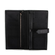 Buy an authentic second hand Hermès Black Béarn Leather 2009 Pre Owned Birkin Wallet in very good condition at Labellov Antewerp.