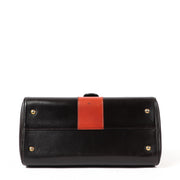 Buy an authentic second-hand Delvaux Brown Leather Modèle Déposé Top Handle Bag in good condition at Labellov in Antwerp.