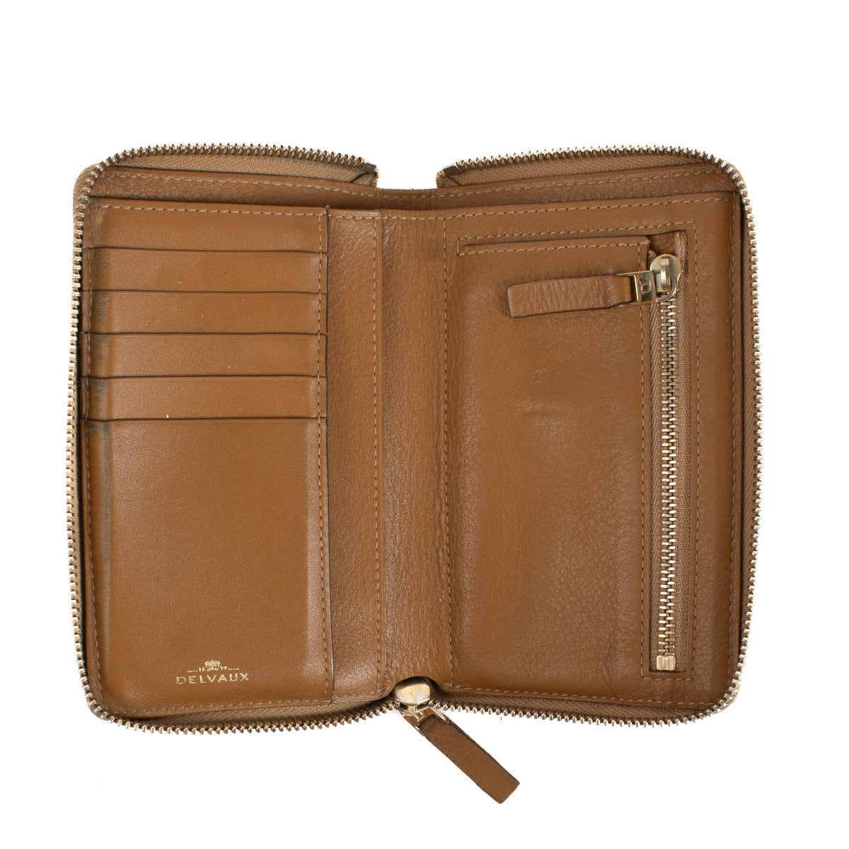 Delvaux Camel Allure Wallet