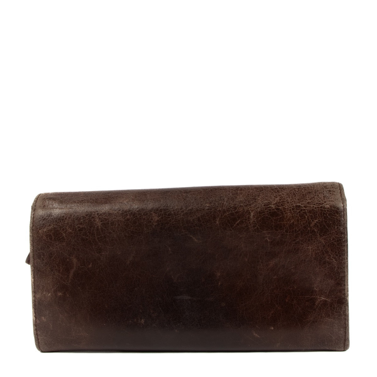 Shop safe online at Labellov in Antwerp, Brussels and Knokke this 100% authentic second hand Balenciaga Brown Long City Wallet