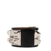 Shop safe online at Labellov in Antwerp, Brussels and Knokke this 100% authentic second hand Hermès Black Box Collier de Chien Bracelet