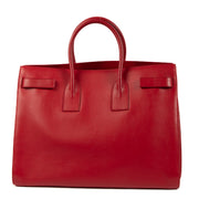 Shop safe online at Labellov in Antwerp, Brussels and Knokke this 100% authentic second hand Saint Laurent Red Large Sac de Jour Bag. Veilig online tweedehands authentieke Saint Laurent Red Large Sac de Jour handtas kopen bij Labellov.
