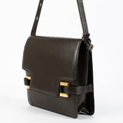 Authentic pre-loved Delvaux Brown Box Calf Xylophone Bag on Labellov.com