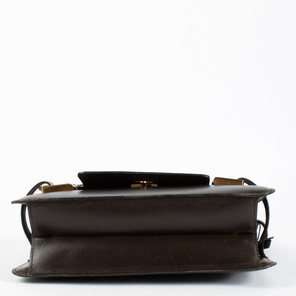 Authentic pre-loved Delvaux Brown Box Calf Xylophone Bag on Labellov.com