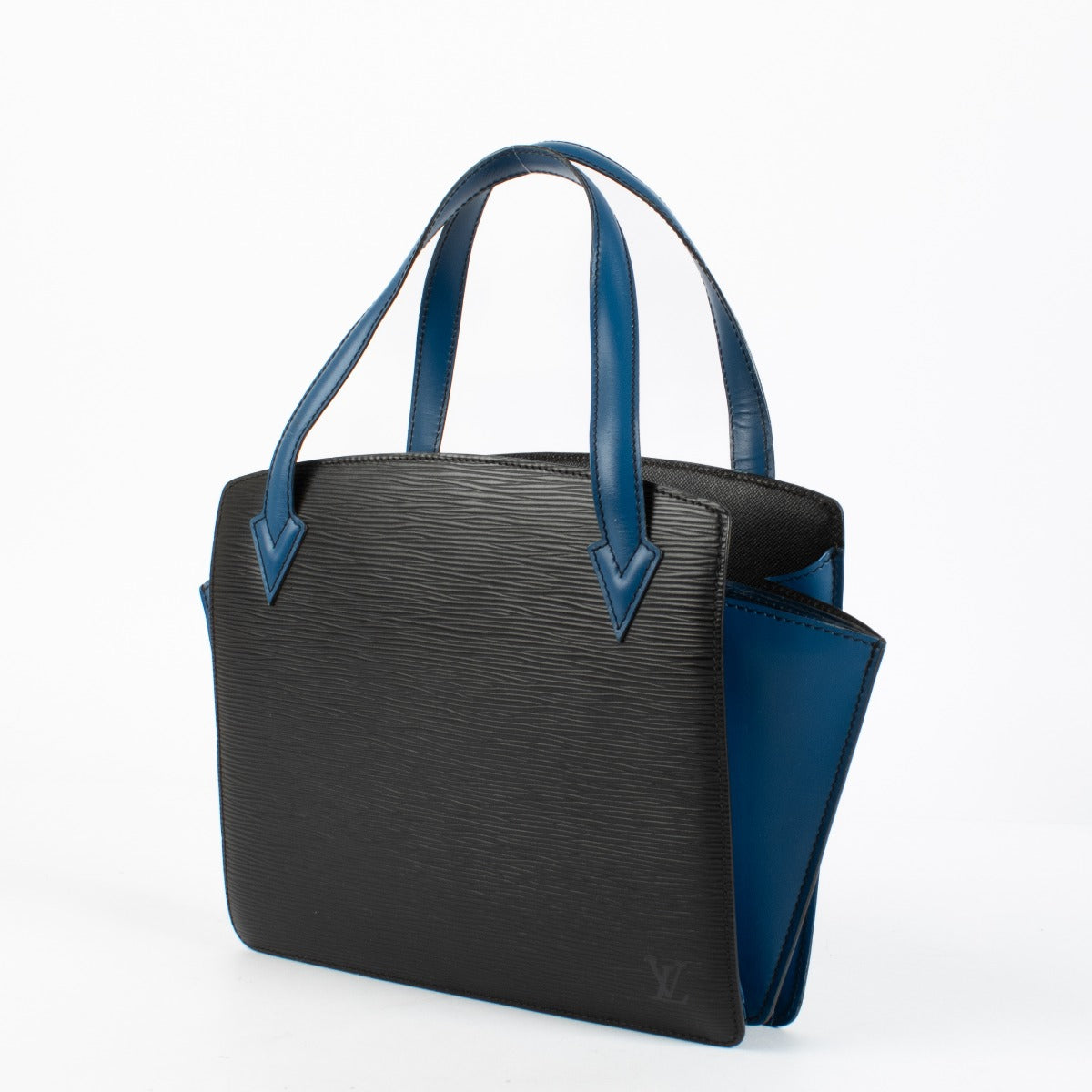 Authentic preloved Louis Vuitton Epi Bi-Color Black/Blue Varenne on Labellov.com