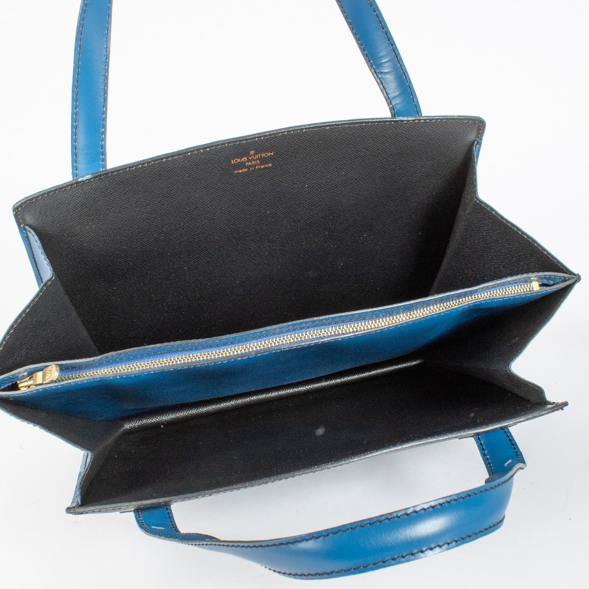 Authentic preloved Louis Vuitton Epi Bi-Color Black/Blue Varenne on Labellov.com