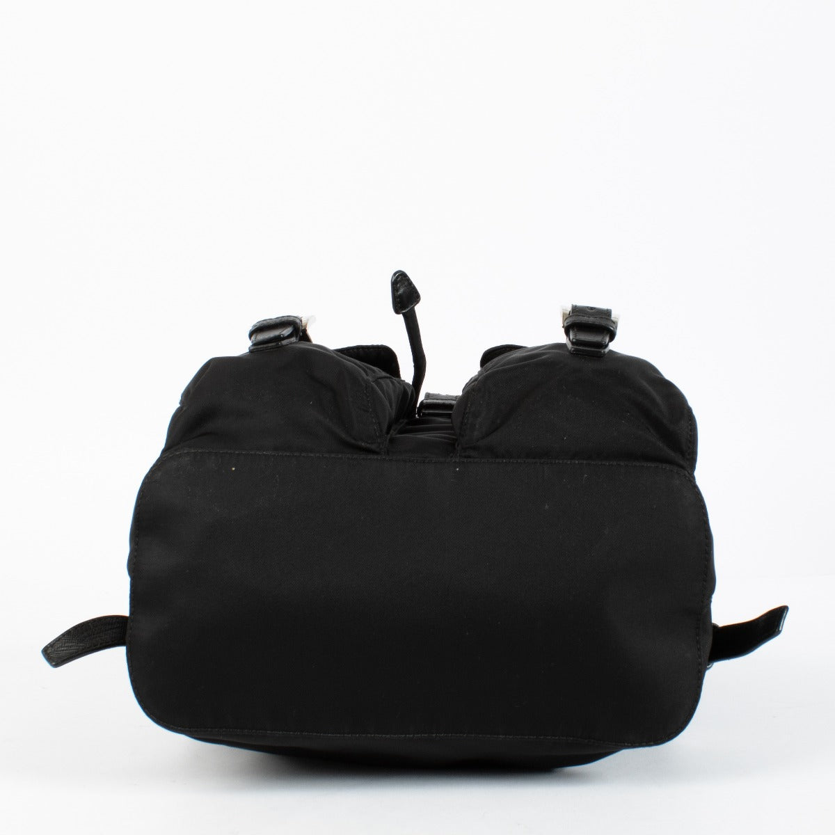 Authentic preloved Prada Small Black Re-Nylon Backpack on Labellov.com