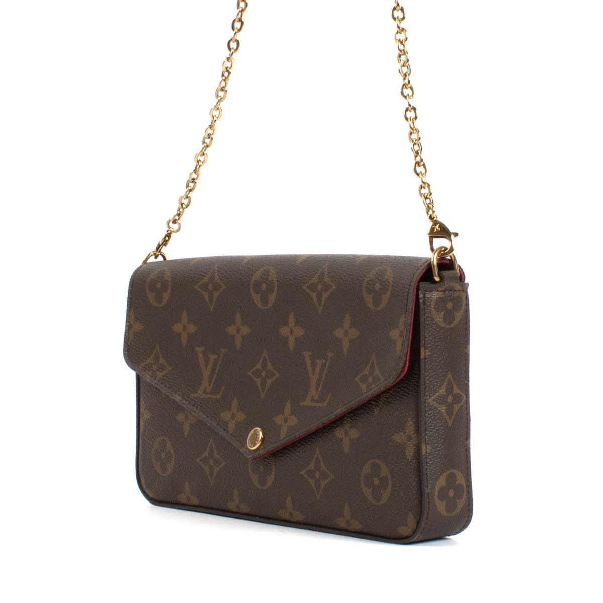 Shop safe online at Labellov in Antwerp and Knokke this 100% authentic second hand Louis Vuitton Monogram Pochette Félicie Bag