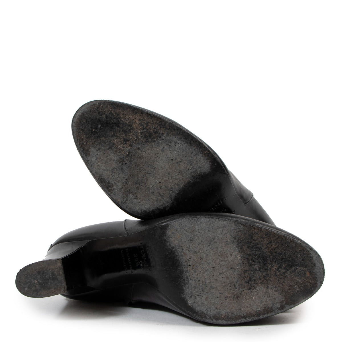 Buy an authentic second hand Hermès Black Leather Boots - Size 39,5 in good condition at Labellov Antwerp.