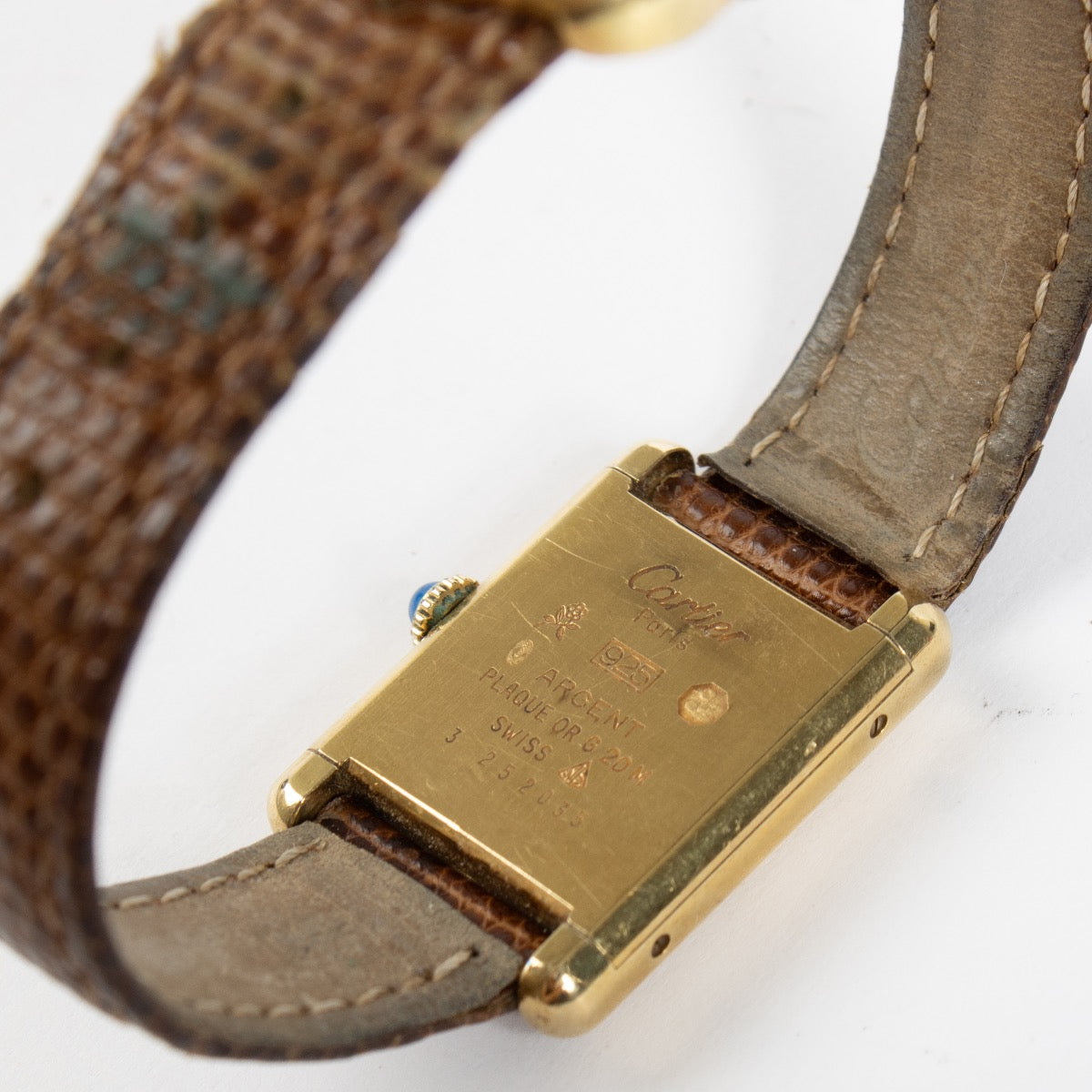authentic preloved Cartier 'Must de Cartier' Vintage Brown Watch on Labellov.com