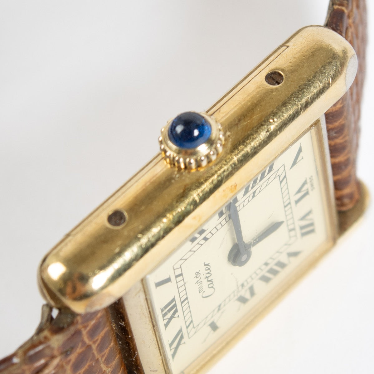 authentic preloved Cartier 'Must de Cartier' Vintage Brown Watch on Labellov.com