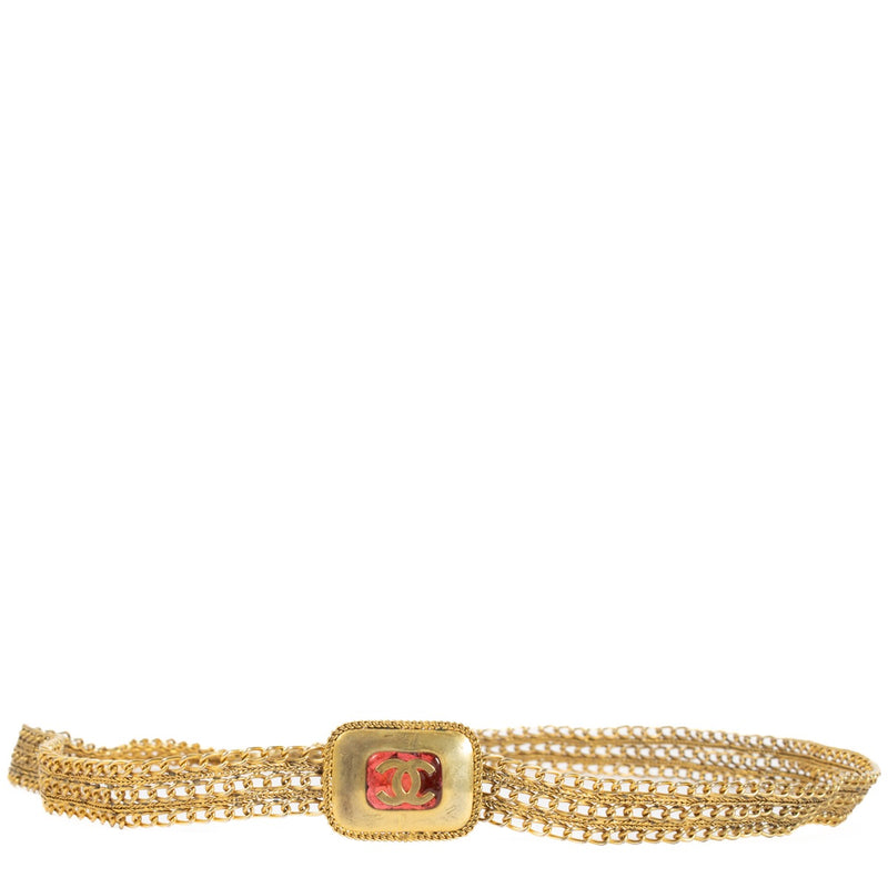 Chanel Gold Vintage CC Kettingsriem
