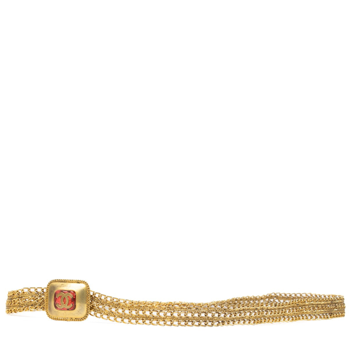 Chanel Gold Vintage CC Kettingsriem