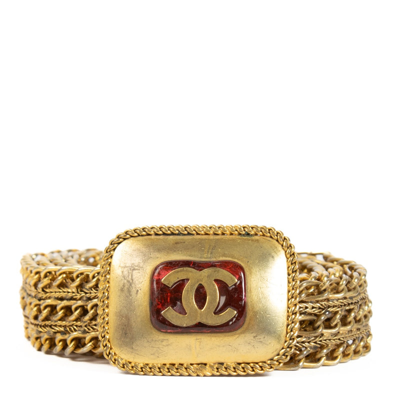 Chanel Gold Vintage CC Kettingsriem