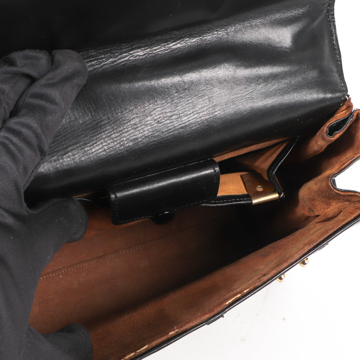 Delvaux Tempête PM veau box noir vintage