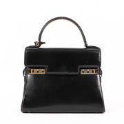 Delvaux Tempête MM Vintage Black Box Calf