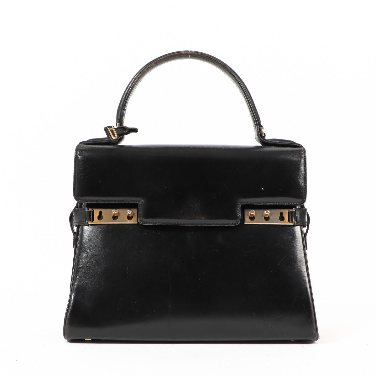 Delvaux Tempête MM Vintage Black Box Calf