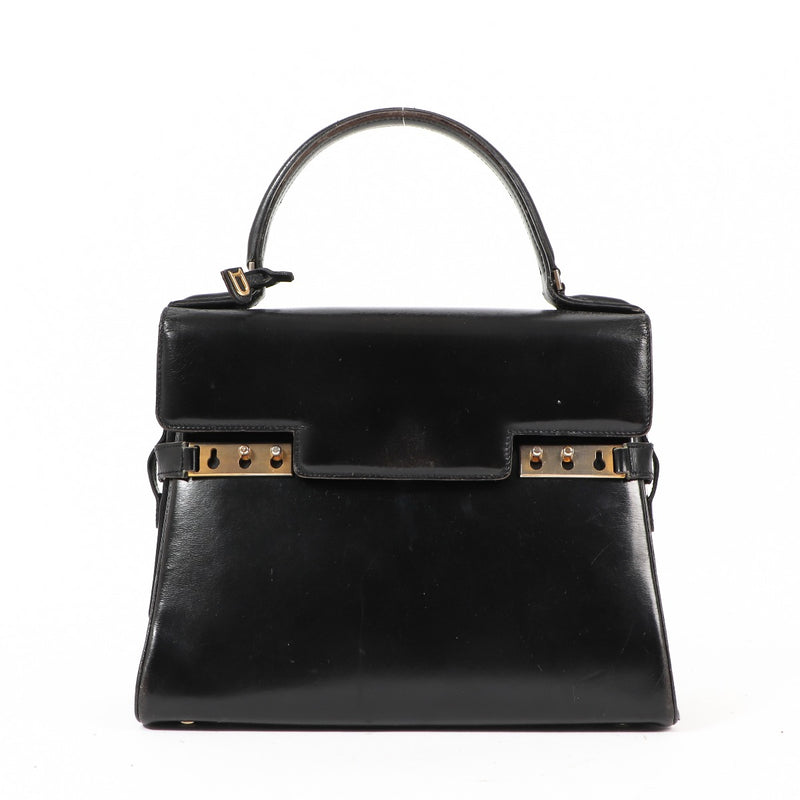 Delvaux Tempête MM Vintage Black Box Calf