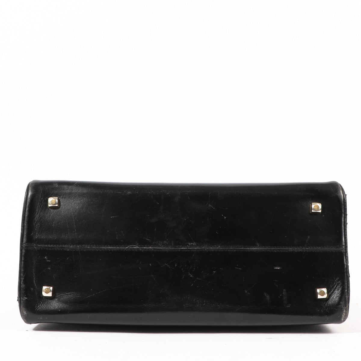 Delvaux Tempête MM Cuir de veau box noir vintage