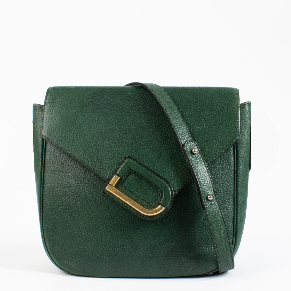 Authentic preloved Delvaux green Crossbody on Labellov.com