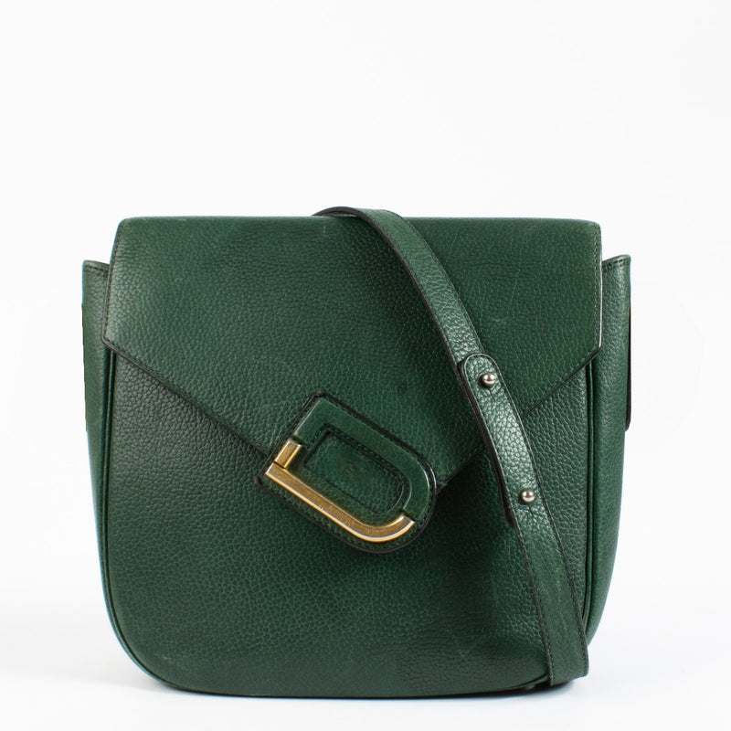 Authentic preloved Delvaux green Crossbody on Labellov.com