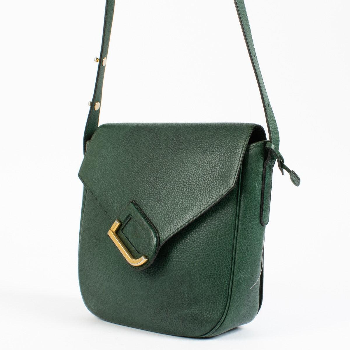 Authentic preloved Delvaux green Crossbody on Labellov.com