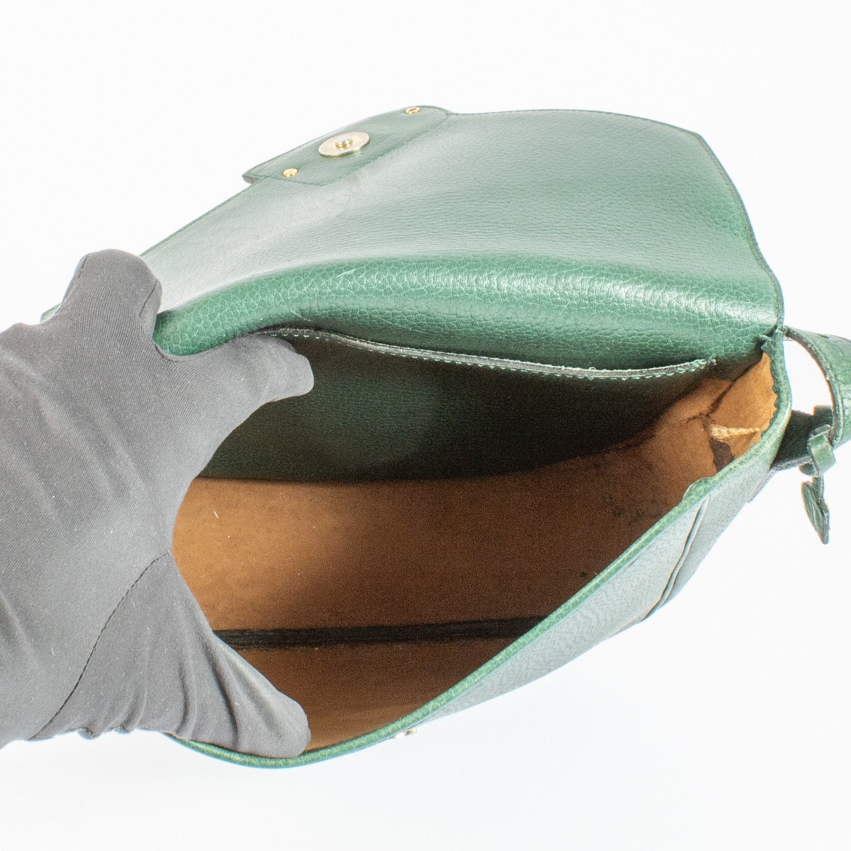 Authentic preloved Delvaux green Crossbody on Labellov.com