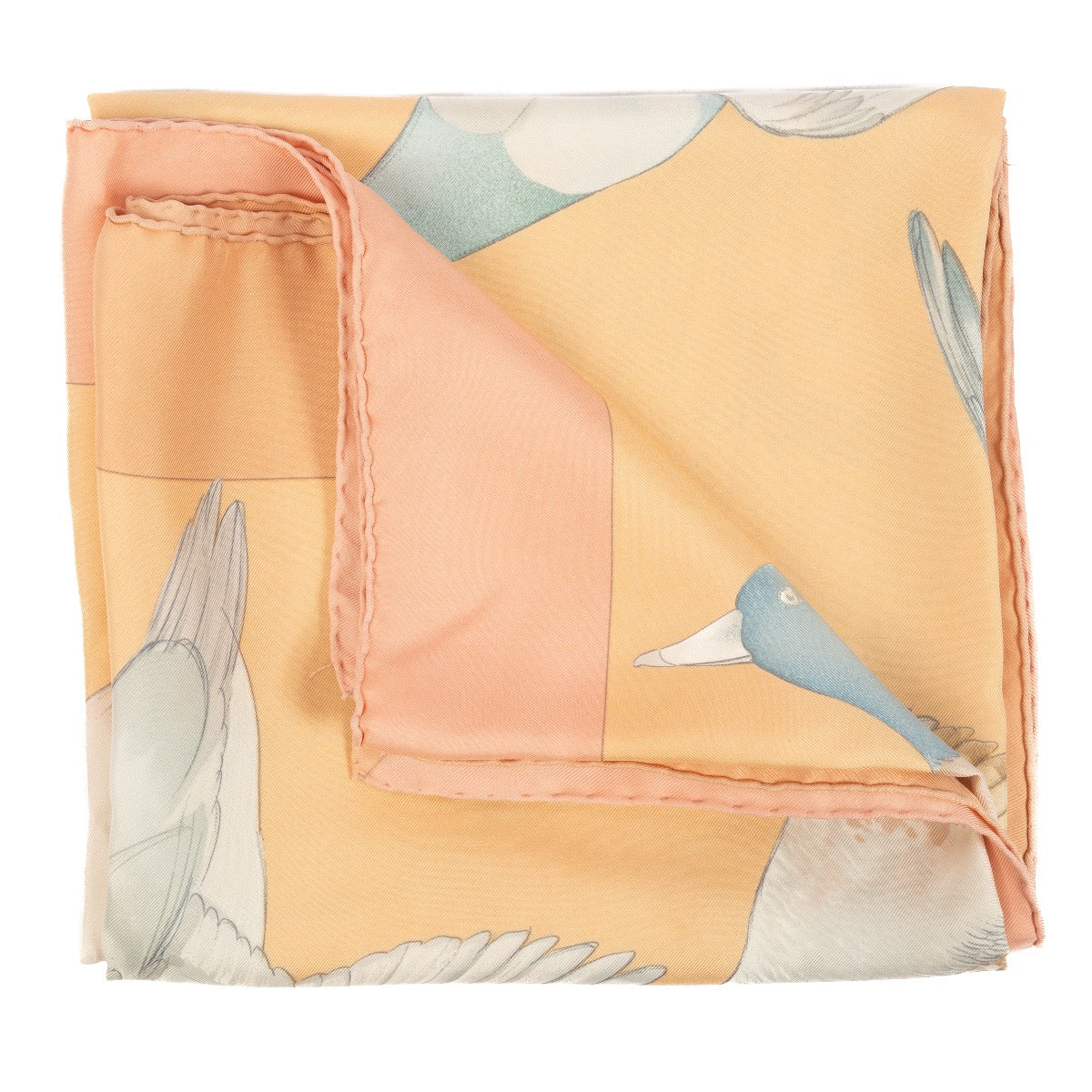 Shop 100% authentic second-hand Hermès Pink Lauvagine En Vol Scarf on Labellov.com