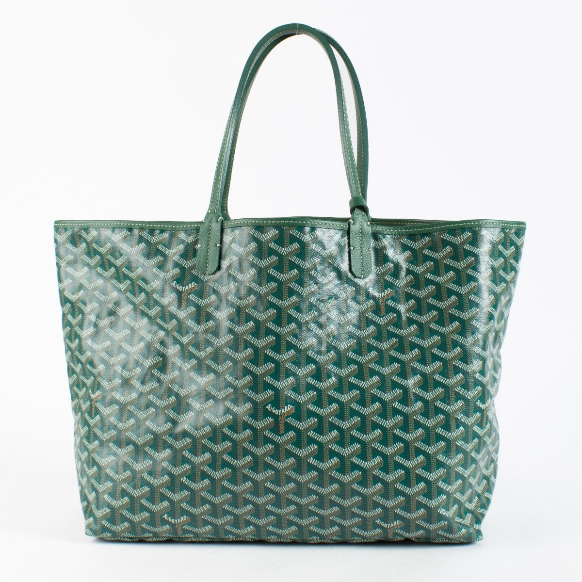Authentic pre-loved Goyard Green Saint Louis MM Bag on Labellov.com