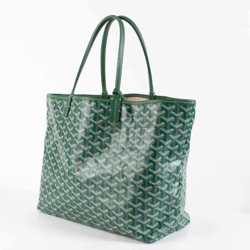 Authentic pre-loved Goyard Green Saint Louis MM Bag on Labellov.com