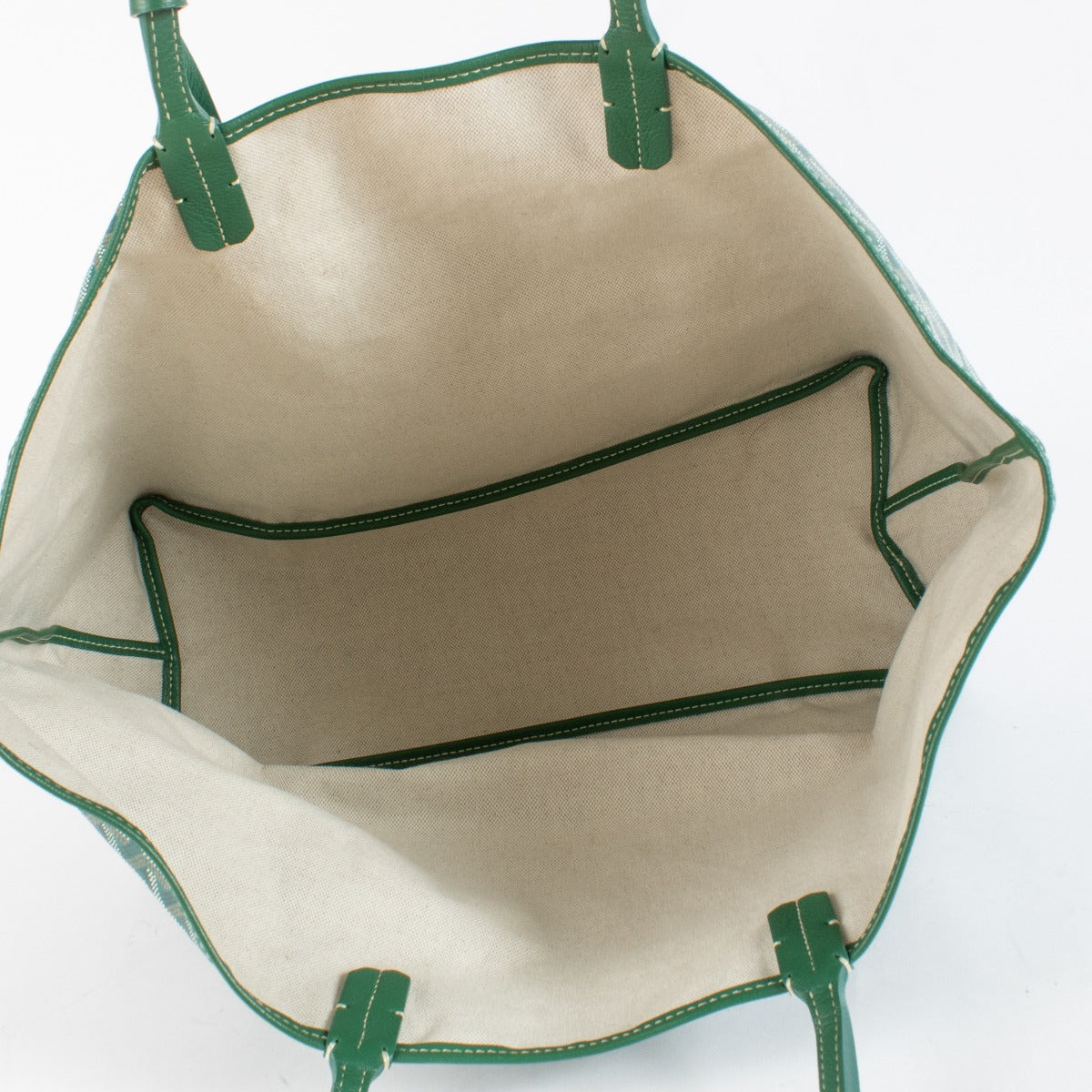 Authentic pre-loved Goyard Green Saint Louis MM Bag on Labellov.com
