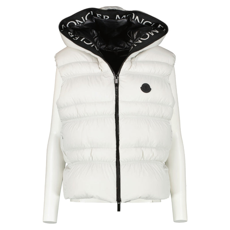 Moncler Light Grey Weser Down Gilet
