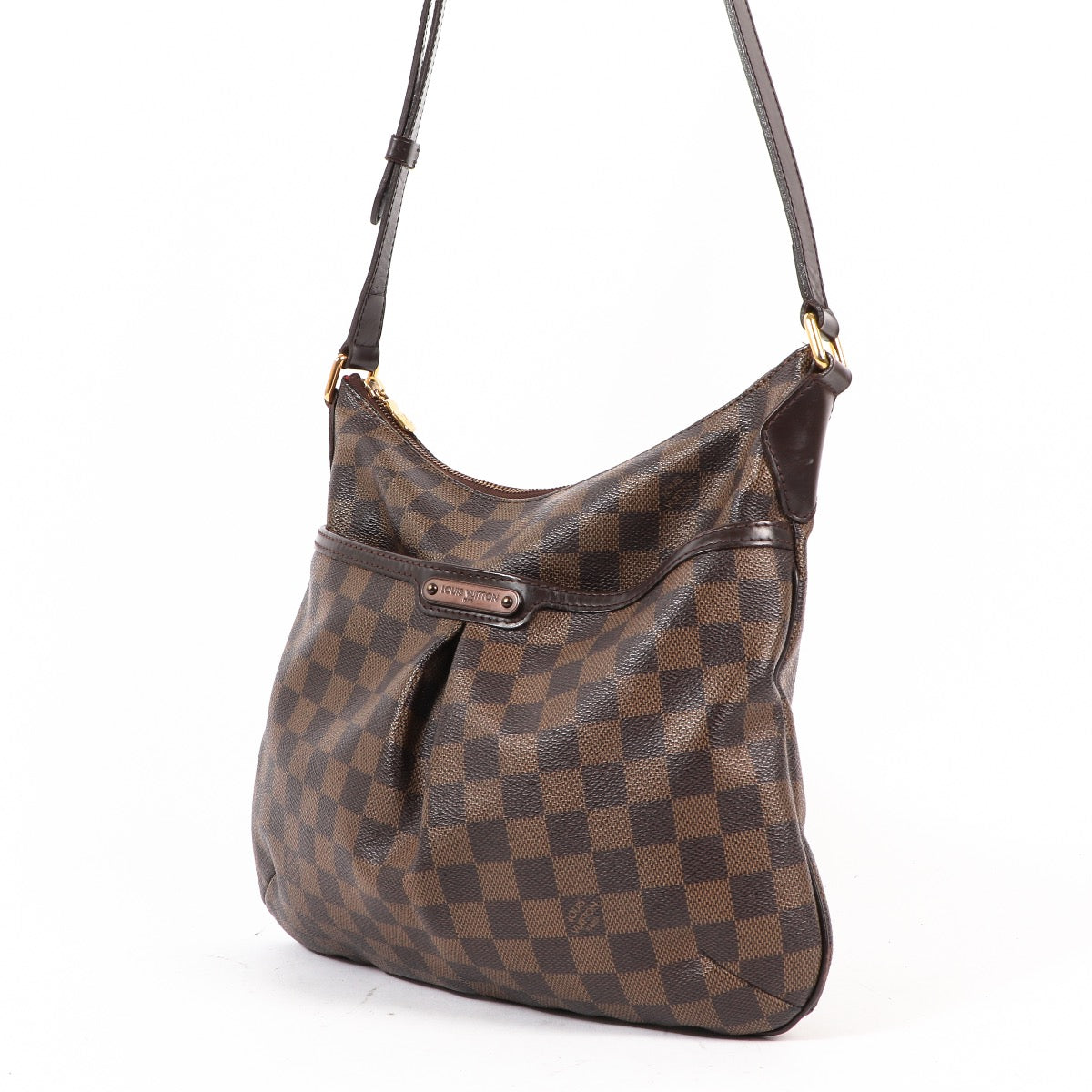 Buy online an authentic secondhand Louis Vuitton Bloomsbury PM Damier Ebene crossbody in very good condition at Labellov in Antwerp, Brussels, Knokke