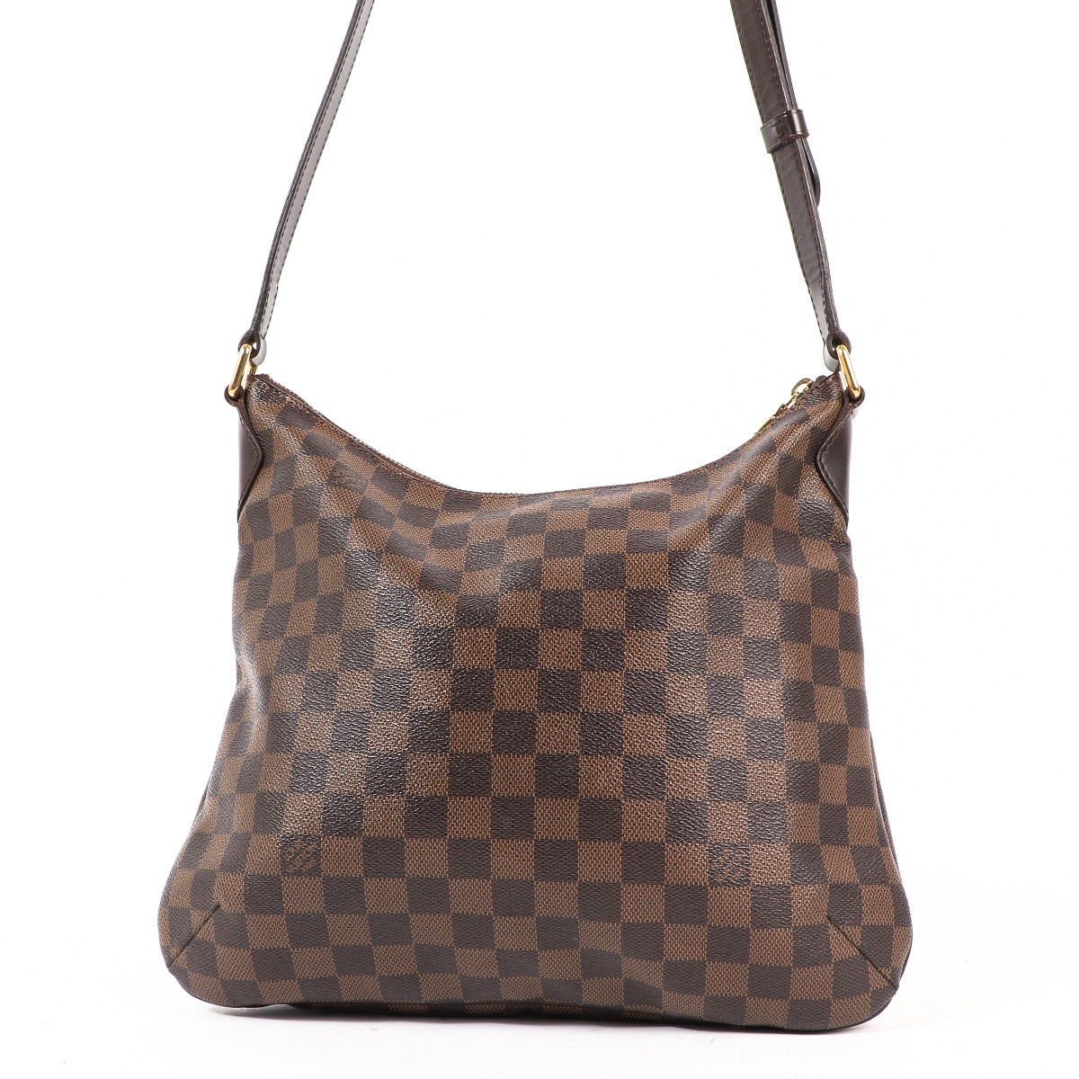 Buy online an authentic secondhand Louis Vuitton Bloomsbury PM Damier Ebene crossbody in very good condition at Labellov in Antwerp, Brussels, Knokke