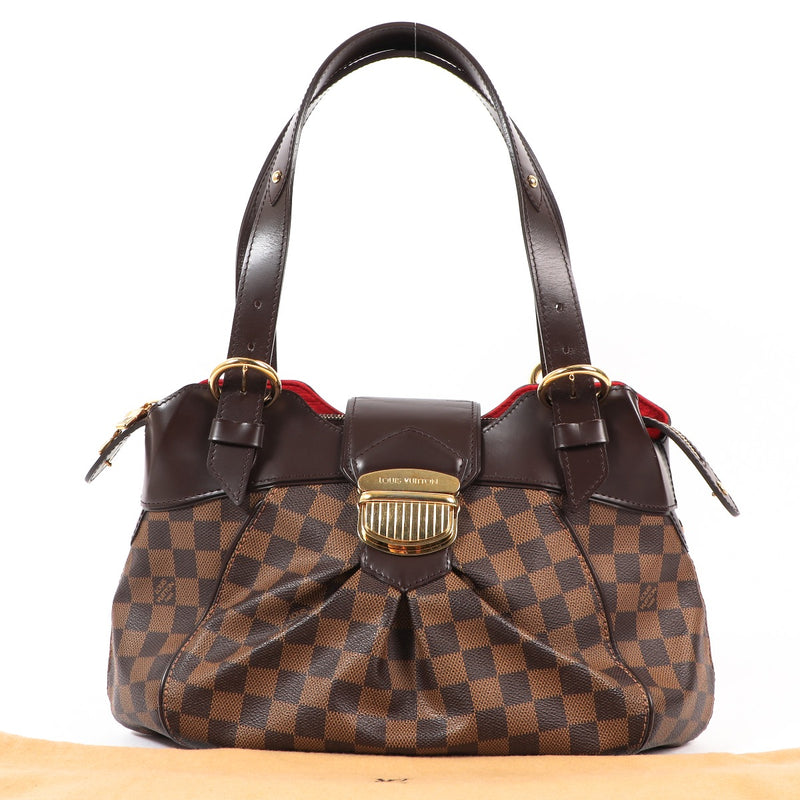 Shop authentic secondhand luxury designer Louis Vuitton Sistina MM Damier Ebene Shoulder Bag at Labellov.