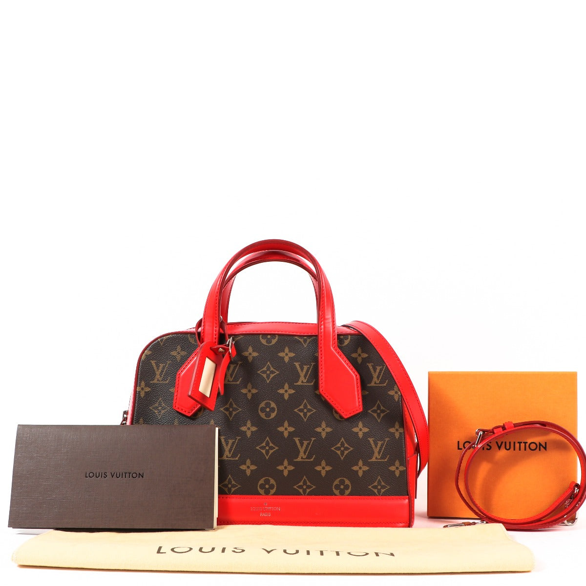 Louis Vuitton Monogram Dora PM Coquelicot Tas