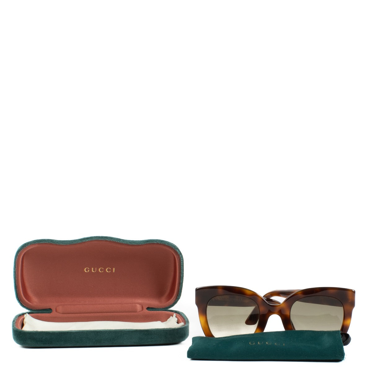 Gucci Tortoise GG0208 Star Interlocking G Zonnebril