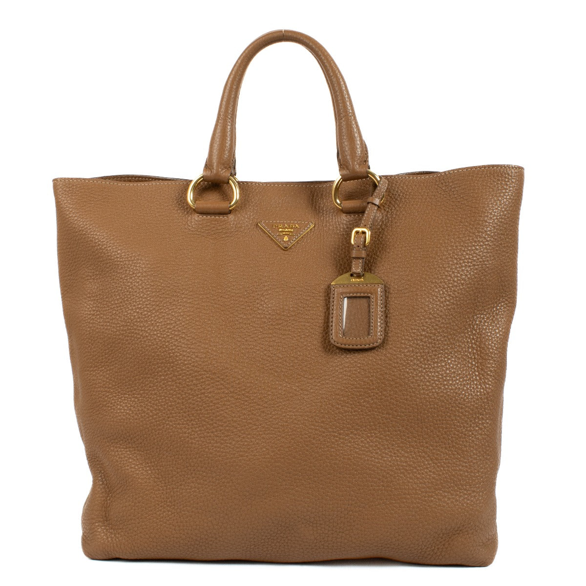 Sac fourre-tout Prada Vitello Daino marron
