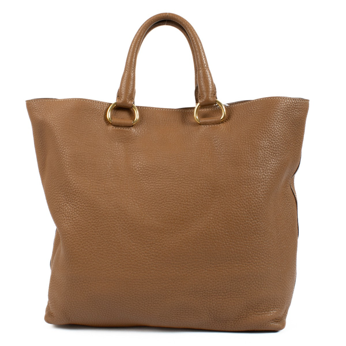 Sac fourre-tout Prada Vitello Daino marron