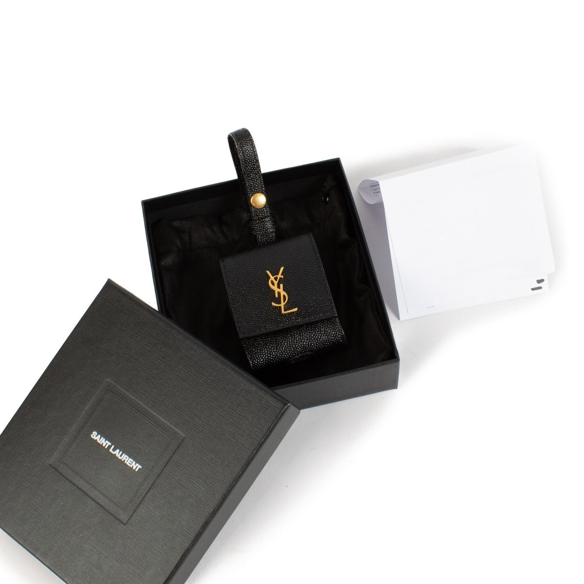 Saint Laurent Black Airpods Case